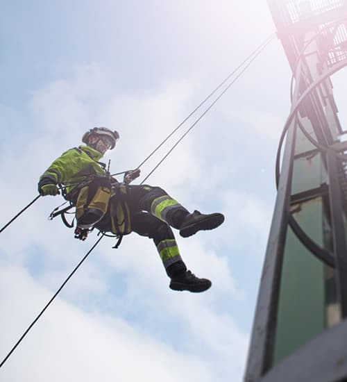Worker at height