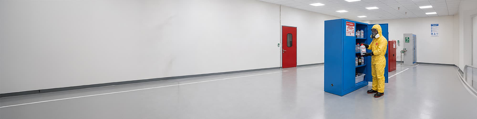 Corrosive Safety Storage Cabinets (Blue)