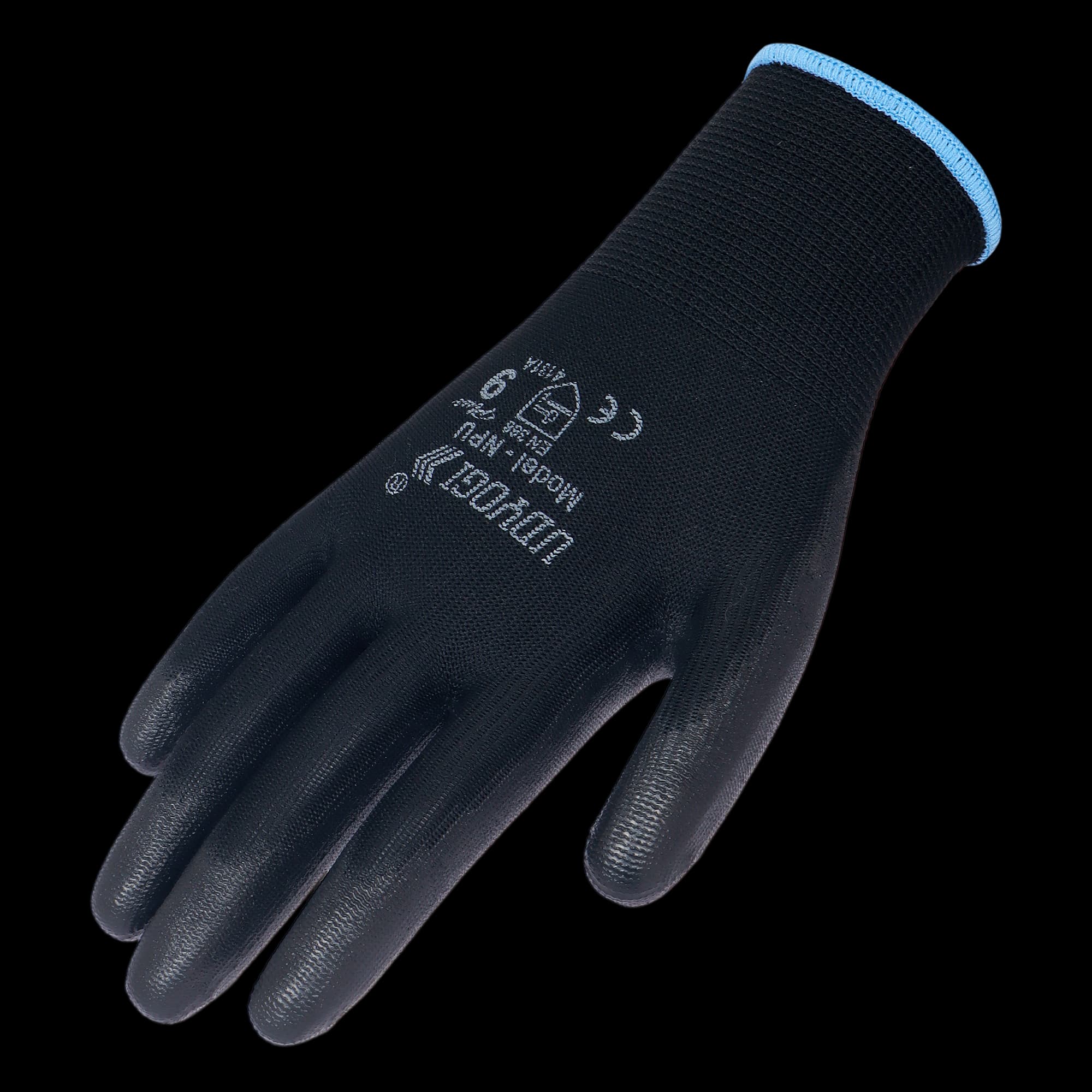 Industrial safety product: NPU B-PU Coated Gloves