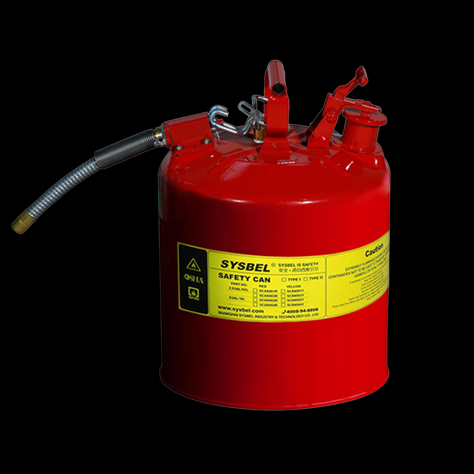 SCAN004R Type-II Safety Cans 5Gal / 19Ltr (Red) - image 2