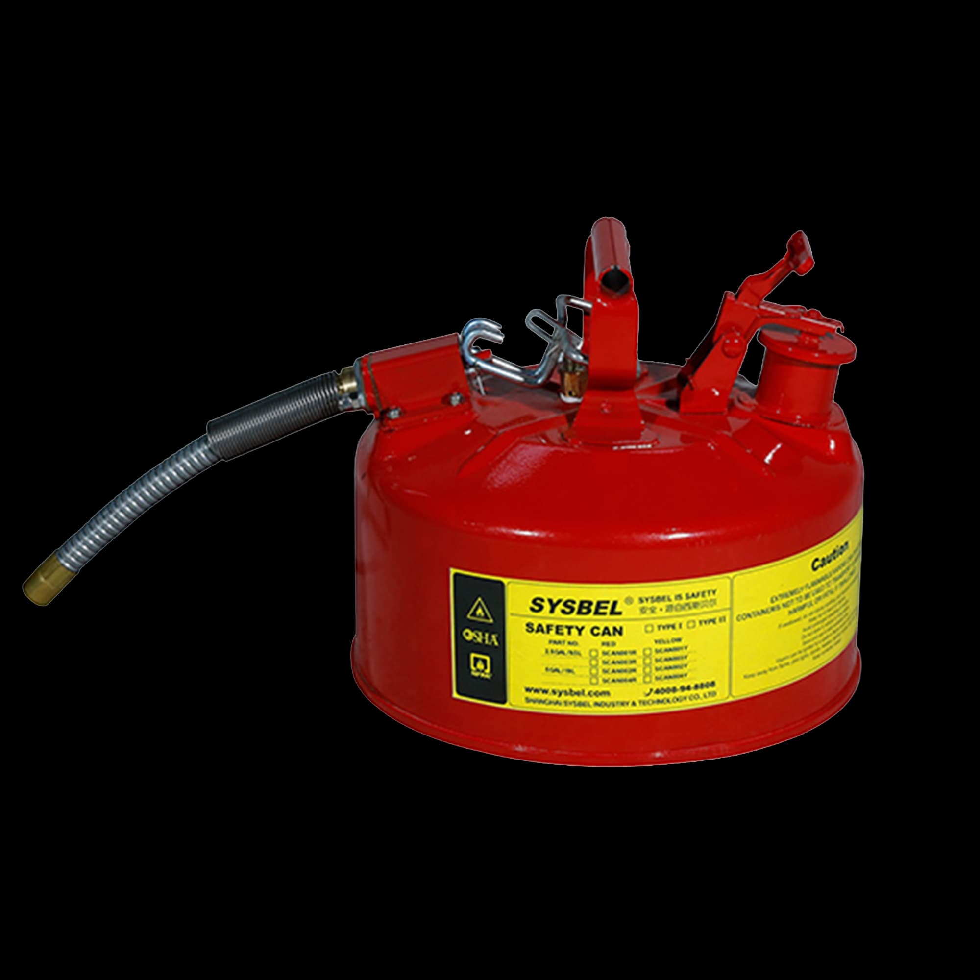 SCAN003R Type-II Safety Cans 2.5Gal / 9.5Ltr (Red) - image 2