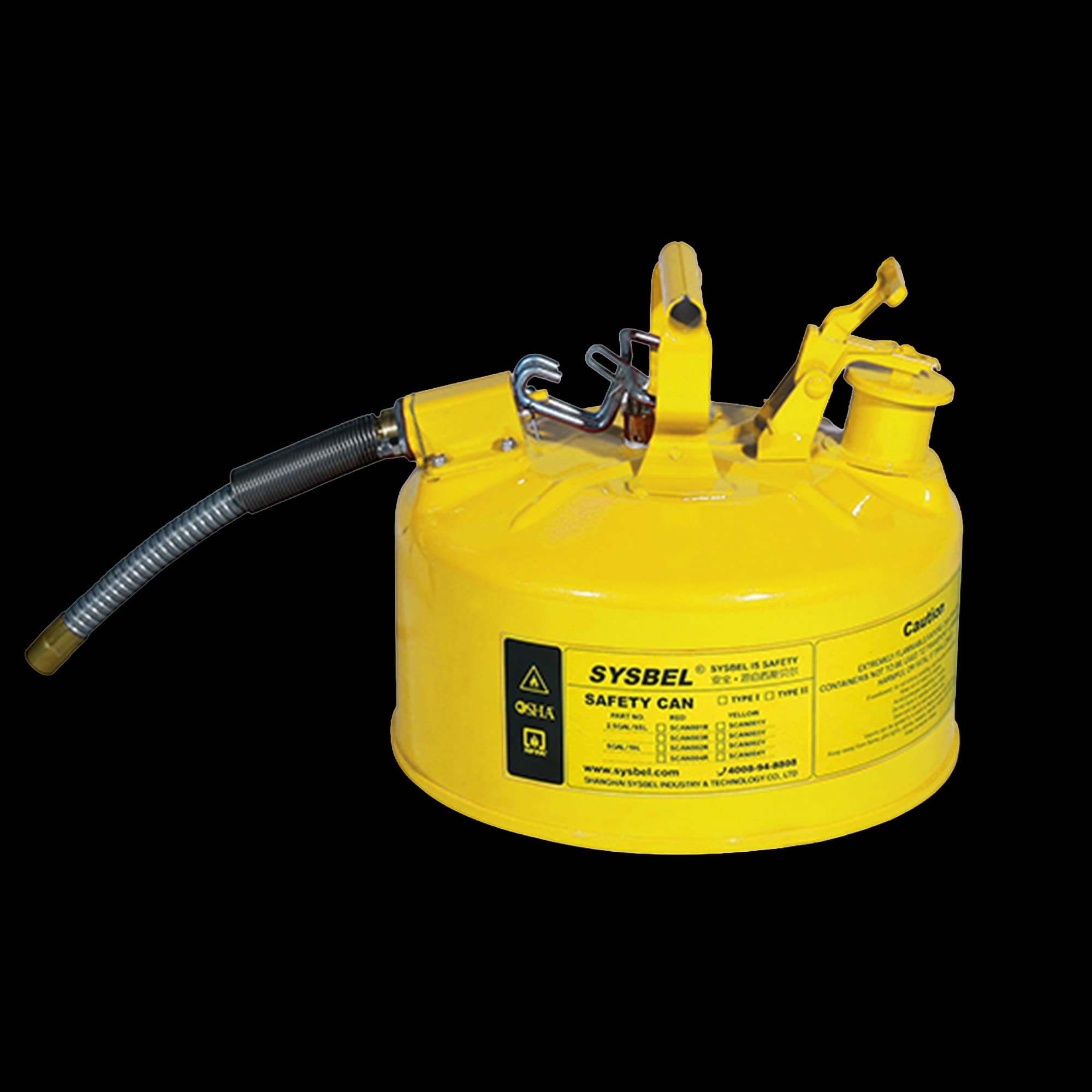 SCAN003Y Type-II Safety Cans 2.5Gal / 9.5Ltr (Yellow) - image 2