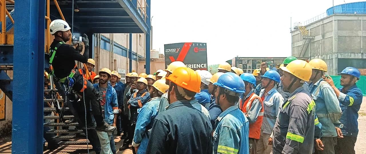 Udyogi experience centre safety demonstration 1