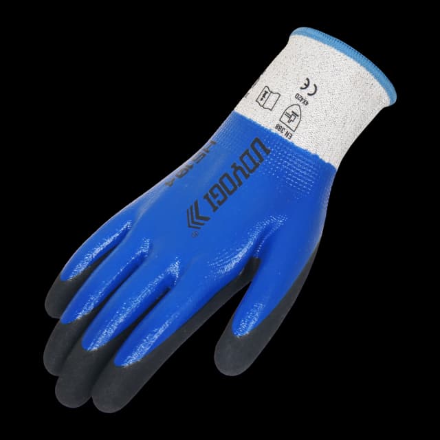 H5 104- Double Sandy Nitrile Coated Gloves