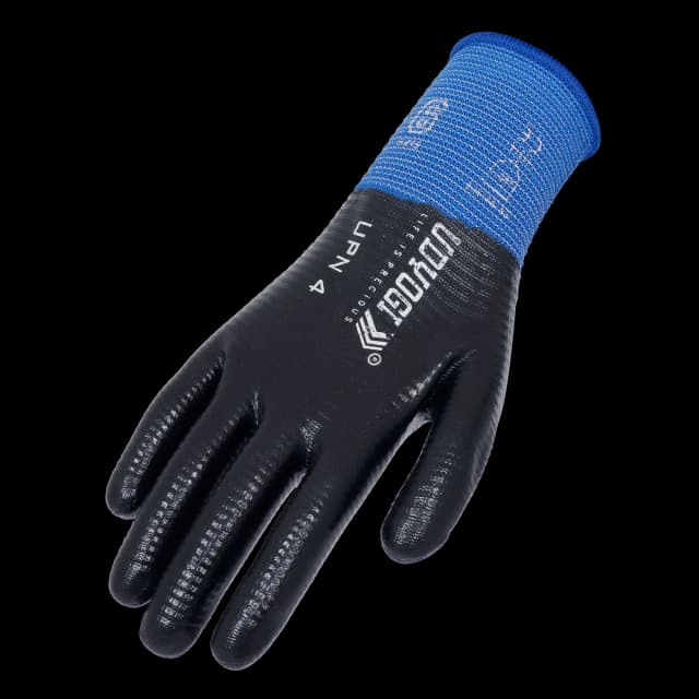 UPN4-Glossy Nitrile Coated Gloves